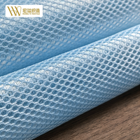 Tissu en maille tricotée chaîne 100 % polyester, couleur personnalisée, écologique, imperméable, léger, respirant, séchage rapide, pour empeignes de chaussures