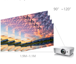 โปรเจคเตอร์4000ลูเมนความละเอียด<span class=keywords><strong>1080P</strong></span> โปรเจคเตอร์ LED แบบครบวงจรสำหรับการศึกษาทางธุรกิจโฮมเธียเตอร์ - Product Image 6