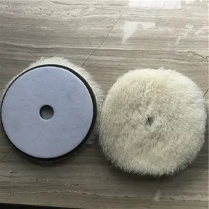100% Wool Soft Wool Clean Polishing Buffing Pad For Car