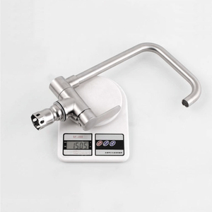 SANIPRO robinet <span class=keywords><strong>mitigeur</strong></span> d'évier Design de luxe <span class=keywords><strong>noir</strong></span> or brossé 304 acier inoxydable rotatif à 360 degrés robinet de <span class=keywords><strong>cuisine</strong></span> pliant - Product Image 6