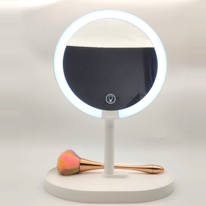 Led iluminado mesa de <span class=keywords><strong>tocador</strong></span> maquillaje <span class=keywords><strong>Hollywood</strong></span> <span class=keywords><strong>espejo</strong></span> color blanco para chica vanidad cosméticos - Product Image 2