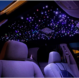 <span class=keywords><strong>Kit</strong></span> de plafonnier à fibre optique RGBW <span class=keywords><strong>LED</strong></span> 16W Starry Sky Shooting Star pour la décoration de toit de voiture et de garniture de toit. - Product Image 1