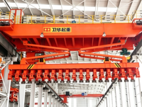 Nouvelle Conception Grue à Double Poutre à Anode Carbone pour Empilage, Capacité de Levage 5, 10, 20 Tonnes, pour Usine Industrielle de Carbone