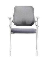 Silla de Entrenamiento Ergonómica Plegable de Malla Ajustable para Estudiantes, con Ruedas, para Oficina, Taller y Estudio, Directo de Fábrica