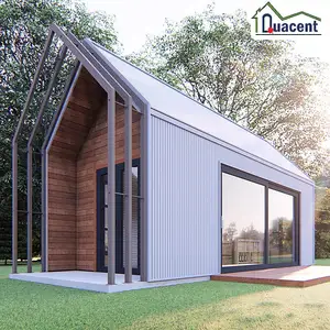 Quacent Luxury Mobile Tiny Home Small House Villa Prefabricated Home Customized Structure Prefab Estate Cottage Hut Apartment