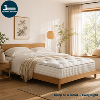 Matelas compressé sous vide avec capitonnage boutonné et tissu tricoté |   Fabrication personnalisée OEM/ODM prise en charge