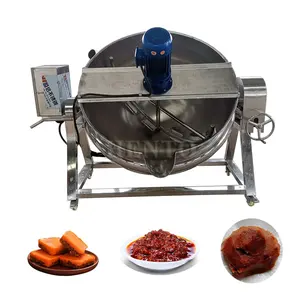 Factory Price Steam Jacketed Kettle / Multi-function Electric Cooking Pot / Double Jacketed Cooking Pot