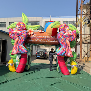 Inflables para Entrada <span class=keywords><strong>de</strong></span> Espectáculos <span class=keywords><strong>Disco</strong></span>, Arco Inflable <span class=keywords><strong>de</strong></span> Fénix <span class=keywords><strong>de</strong></span> Colores Tropicales para Exhibición en Eventos <span class=keywords><strong>de</strong></span> <span class=keywords><strong>Verano</strong></span> - Product Image 4