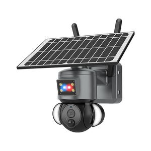 Ubox 528M-3m 3MP năng lượng mặt trời-Powered ngoài trời <span class=keywords><strong>Camera</strong></span> An Ninh 4G/Wifi kết nối PIR con người phát hiện hai cách âm thanh cáp miễn phí - Product Image 1