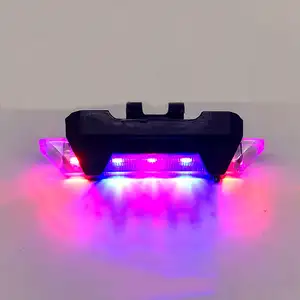 USB-Aufladbare Fahrrad-LED-Leuchten Front- und Rücken scheinwerfer/Rücklicht mit Sicherheitswarnung PC/ABS Montage Fahrradzubehör