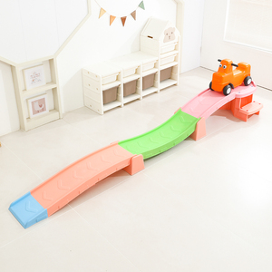 Hot Selling Children Kindergarten Plastic Ride on Toy <strong>Cars</strong> Kids Track Roller coaster Three-stage Scooter Plastic <strong>Car</strong> for Baby - Product Image 1