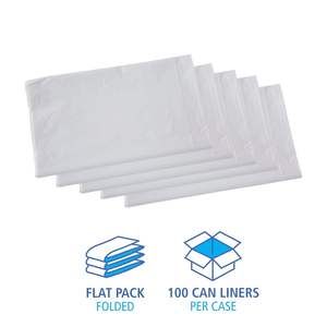 ถุงขยะอุตสาหกรรมสีขาว Boardwalk 33 แกลลอน หนา 0.9 มิล พลาสติก ขนาด 33 x 39 นิ้ว บรรจุ 100 ใบ/กล่อง - Product Image 3