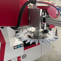 Machine de fraisage CNC 3 axes ANBEN pour ligne de production de portes en bois, moteur pas à pas/servo 9KW, pompe, certifiée CE, 2600x5000mm