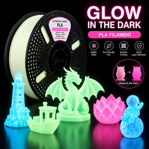 Filamento de Impresión 3D PLA Luminoso que Brilla en la Oscuridad, Precio de Fábrica, PLA Pro 1.75mm 1 KG/rollo, para Impresora 3D Bambu Lab - Product Image 2