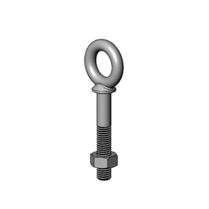 Boulon à oeil soudé en acier inoxydable galvanisé zingué hautement poli-Emballage personnalisable Utilisation intérieure à domicile en stock - Product Image 1