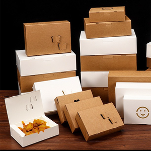 Wholesale custom logo biodegradable food grade paper mochi donut packaging cookie dough delivery cookie boxes with bags