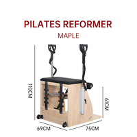 Chaise Wunda de Pilates professionnelle et durable en bois d'érable pour studio de Pilates, entraînement de yoga et exercices