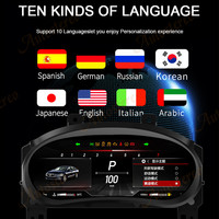 Cluster numérique Autostereo pour Chevrolet Malibu XL 2015-2022 LCD tableau de bord cockpit virtuel compteur de vitesse tableau de bord