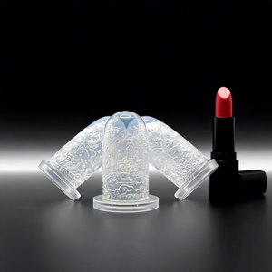 メイクアップ12.1mm化粧品ロゴ型リップスティックプラスチックゴムシリコン型ドラゴンとフェニックスのテクスチャソフトシリコンカスタマイズ可能 - Product Image 1