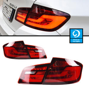 Dedicado 11-17 para BMW 5 Series F10 F18 Actualización de montaje de luz trasera LED 24V/12V ABS Steer Lossless Red Lens - Product Image 4