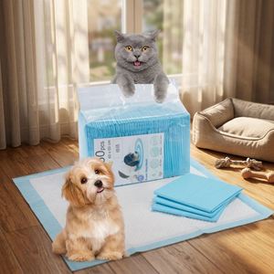 Blue Small Size Leak-Proof Dog Potty Training <b>Pee</b> <b>Pads</b> with Quick-Dry 6-Layer Super Absorbent Design, Training <b>Pads</b> ODM OEM - Product Image 1