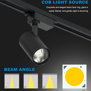 Lampada a Binario <span class=keywords><strong>LED</strong></span> Moderna da Incasso per Interni, Uffici, Negozi e Case, 10W 20W 30W - Product Image 3