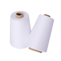 2024 Quality 100% Polyester 21s Spun Yarn for Sock Weaving Raw White Material Spun Polyester Yarn Suppliers