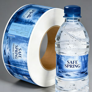 Étiquettes personnalisées en plastique pour bouteilles de bière, d'eau et de boissons, emballage personnalisé avec logo, <span class=keywords><strong>film</strong></span> rétractable PVC PET en rouleau - Product Image 2