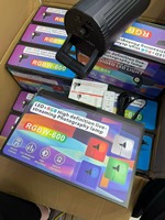 Lumière de photographie RGBW-600 100W RGB COB, 2700-6500K, 3 températures de couleur, lumière vidéo RGB, contrôle par bouton à distance pour studio vidéo