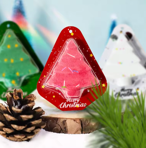 Ensemble de bombes de bain en forme de sapin de Noël avec mini figurines, emballage sous film rétractable, adorables bombes effervescentes pour enfants - Product Image 5