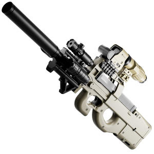 लड़कों और वयस्कों के लिए <span class=keywords><strong>P90</strong></span> दो मोड इलेक्ट्रिक प्लास्टिक टॉय सबमशीन गन - Product Image 1