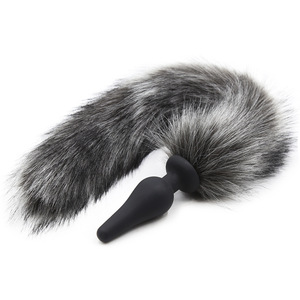 SM Sex toys dispositifs de masturbation masculine et féminine plug anal inférieur queue de <span class=keywords><strong>renard</strong></span> queue de chien animal flirter <span class=keywords><strong>tentation</strong></span> faux poils de laine d'animaux - Product Image 1