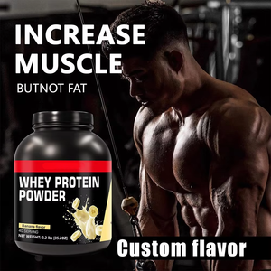 Proteine del Siero di Latte LUVVITA 2.2lbs, Polvere Proteica ad Alto Contenuto Proteico al Gusto Banana <span class=keywords><strong>per</strong></span> <span class=keywords><strong>Palestra</strong></span>, Fitness, Aumento della Massa Muscolare e Recupero - Product Image 3