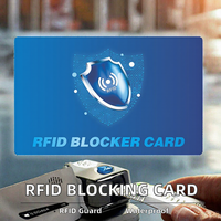 Carte de visite anti-RFID NFC, format CR80, protection anti-skimming, protection anti-vol, blindage du signal, imperméable, logo personnalisé