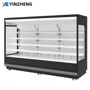 Exhibidor Refrigerador Vertical Multiusos para <span class=keywords><strong>Supermercados</strong></span> Comerciales YINZHENG, Refrigerador Abierto para Frutas y Verduras con Cortina de Aire - Product Image 1