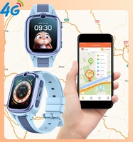 GPS İzleme Özellikli Çocuk Akıllı Saati SIM Kartlı Görüntülü Arama Geofence Okul Modu 4G Çocuk Cep Telefonu Saati 5-12 Yaş Çocuklar İçin