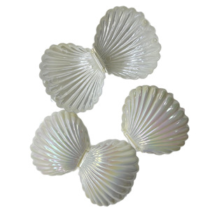 Creative <strong>Personalized</strong> Pearl White Pearlescent Electroplated Large Shell Wedding Candy Box Lucky Draw <strong>Gift</strong> Box for Welcome <strong>Gifts</strong> - Product Image 5