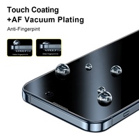 Protection d'écran en verre trempé anti-espionnage à couverture intégrale pour iPhone 16 Pro Max, directement de l'usine