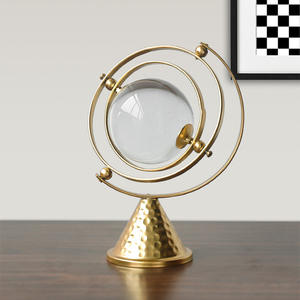Moderna Escultura Decorativa de Cristal <span class=keywords><strong>3D</strong></span> de Lujo Estilo Nórdico, Bola de Cristal para Decoración del Hogar, Adorno para Sala de Estar u Oficina - Product Image 4