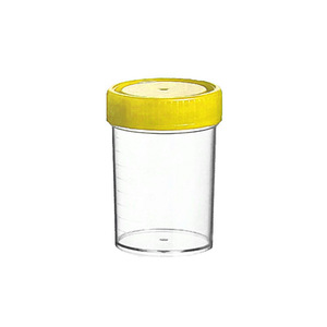 Gobelet à urine jetable Kang Rongda avec bouchon à vis, 60 ml, haute transparence, récipient de collecte d'échantillons pour usage hospitalier et en laboratoire - Product Image 1