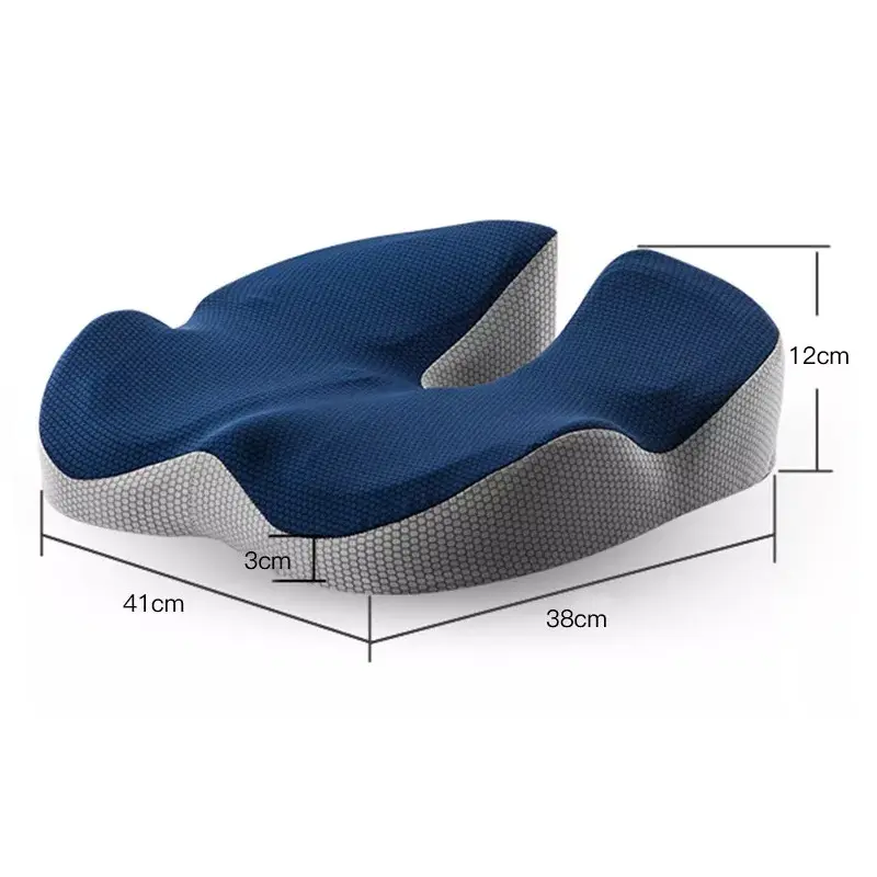 New hot seat cushion for office chair, extra-sense memory foam chair cushion support for office home and wheelchair