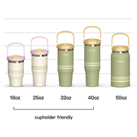 Thermos isotherme Hong Ling grande capacité en acier inoxydable avec poignée, double paroi, portable