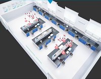 Meuble de laboratoire tout acier, table de travail avec support à réactifs, table de laboratoire robuste entièrement en acier pour laboratoire chimique et industriel