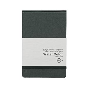 Personalizeda5 libro dell'acquerello del <span class=keywords><strong>cotone</strong></span> e del lino cartonato della pittura libro di schizzo portatile retro taccuino - Product Image 3