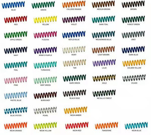 NanBo環境にやさしいプラスチックシングルバインディングワイヤースパイラルコイル - Product Image 1