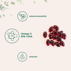 OEM Krill Yağı Yumuşak Kapsül Şeklinde Omega-3'lü EPA, DHA Doğal Astaksantin Takviyesi Bağışıklık Sistemini ve Beyin Sağlığını Destekler - Product Image 5