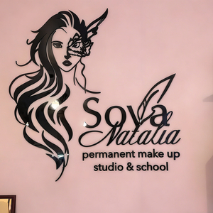 Lettres 3D personnalisées pour enseignes de magasin en extérieur, lettres dorées polies pour l'intérieur des bureaux, lettres en métal acrylique pour les murs, enseignes de hall d'entrée - Product Image 2