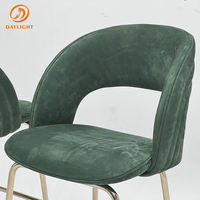 Chaises de bar modernes de luxe avec tissage en velours, chaises de bar haut de gamme personnalisables pour restaurants, cuisines, tabourets de bar