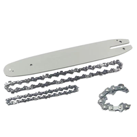 Cadenas de motosierra de litio de grado industrial 4 "6" con placa guía de cadena de sierra de rama alta