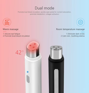 Mini stylo de massage électrique pour les yeux, chaleur et vibrations, <span class=keywords><strong>anti</strong></span>-<span class=keywords><strong>rides</strong></span>, élimine les poches sous les yeux, les cernes, <span class=keywords><strong>appareil</strong></span> de soin des yeux - Product Image 4